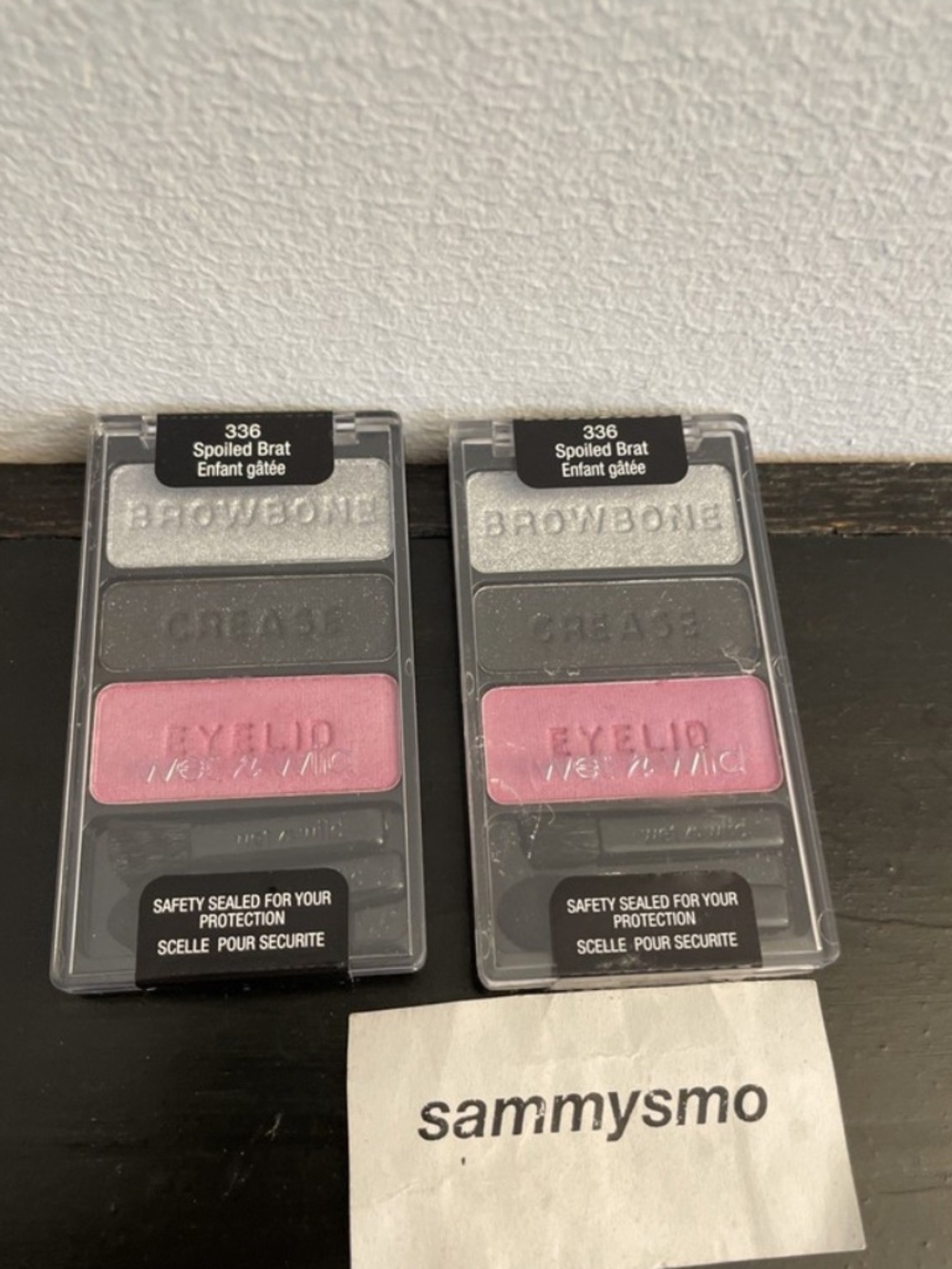 Wet N Wild Coloricon Collection Eyeshadow Trio #336 Spoiled Brat x2 READ DESCPTN